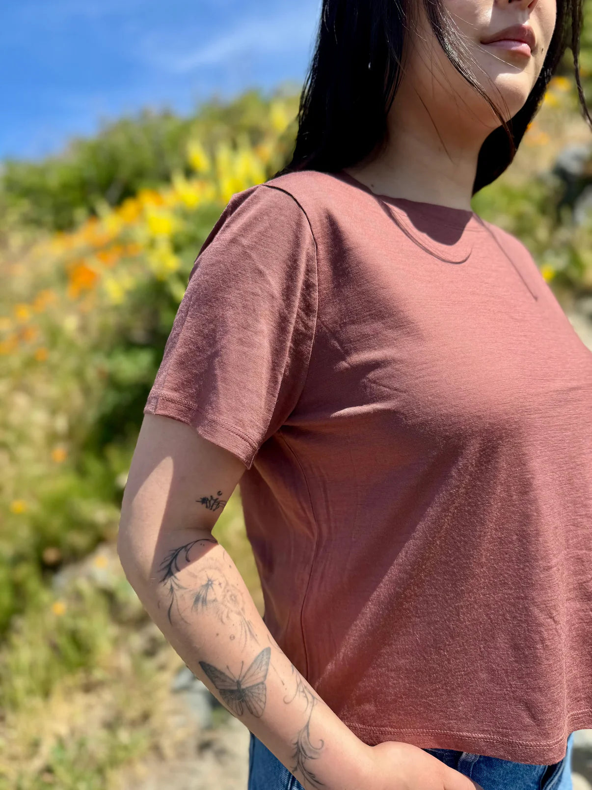 Cropped Boxy T-Shirt - Simply Merino