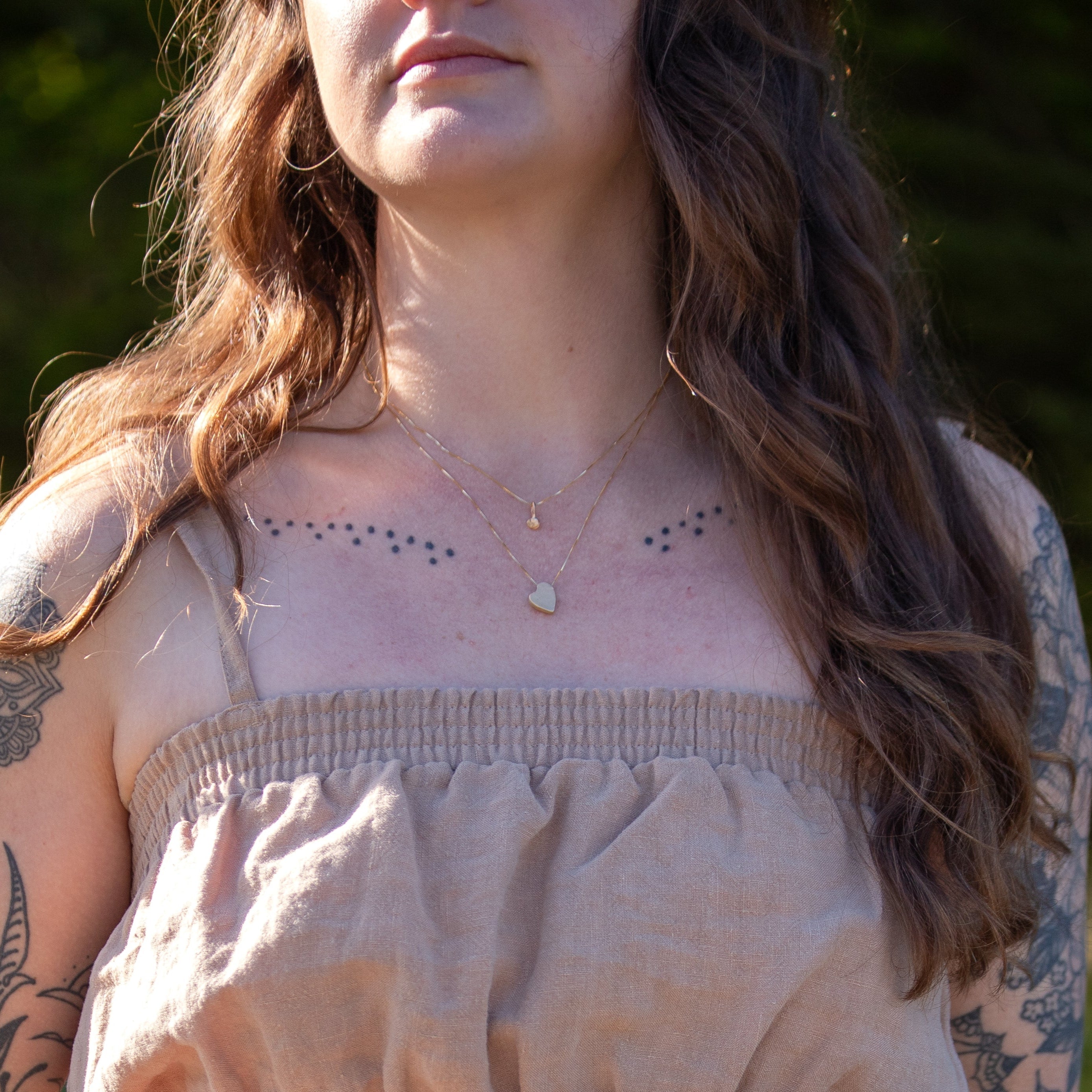 10k Gold Heart Necklace