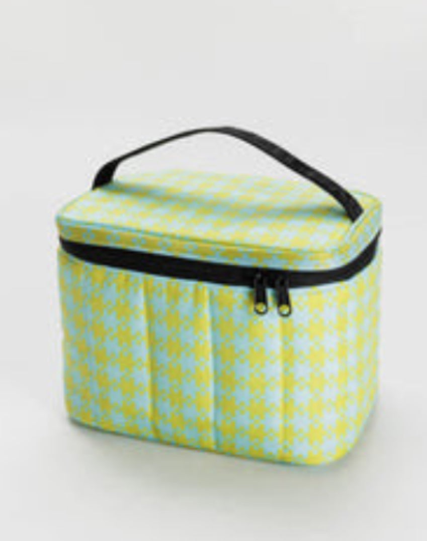 Baggu - Puffy Lunch Bag - Mint Pixel Gingham