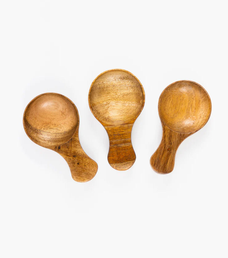 The Breakfast Pantry Large Acacia Wood Scoop