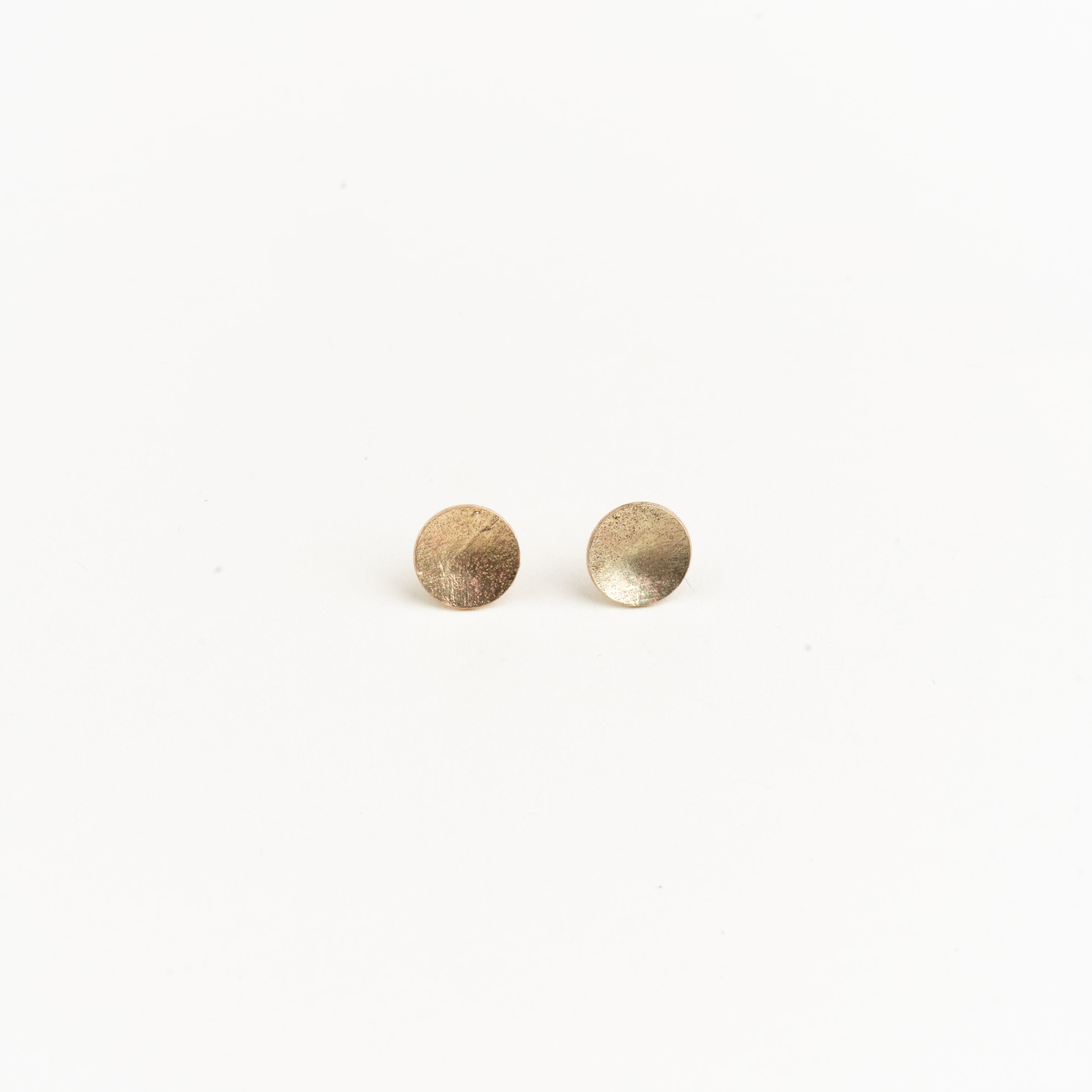 10k Gold Orbit Textured Studs