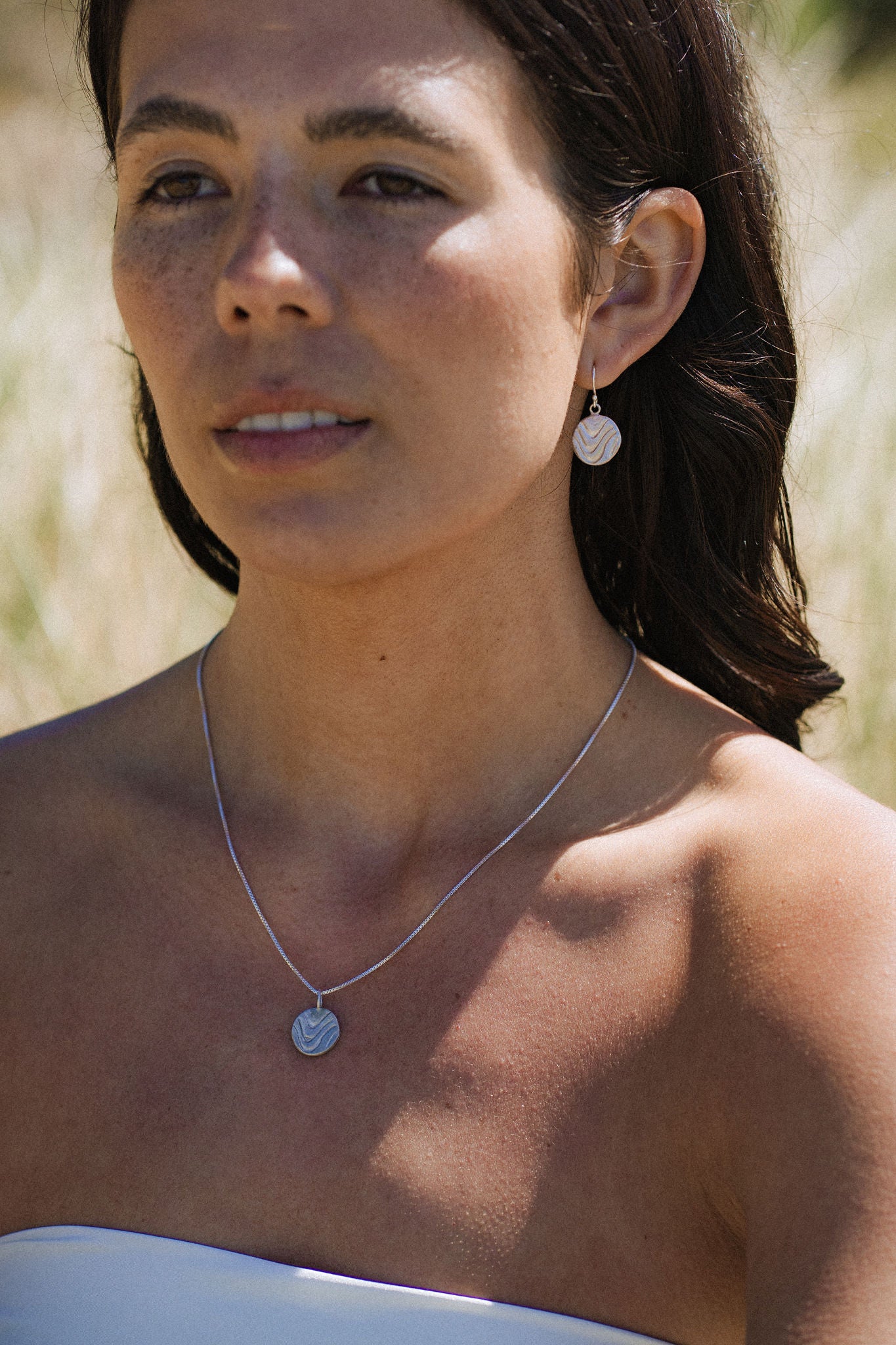 Moyeha Charm Necklace - Sterling Silver