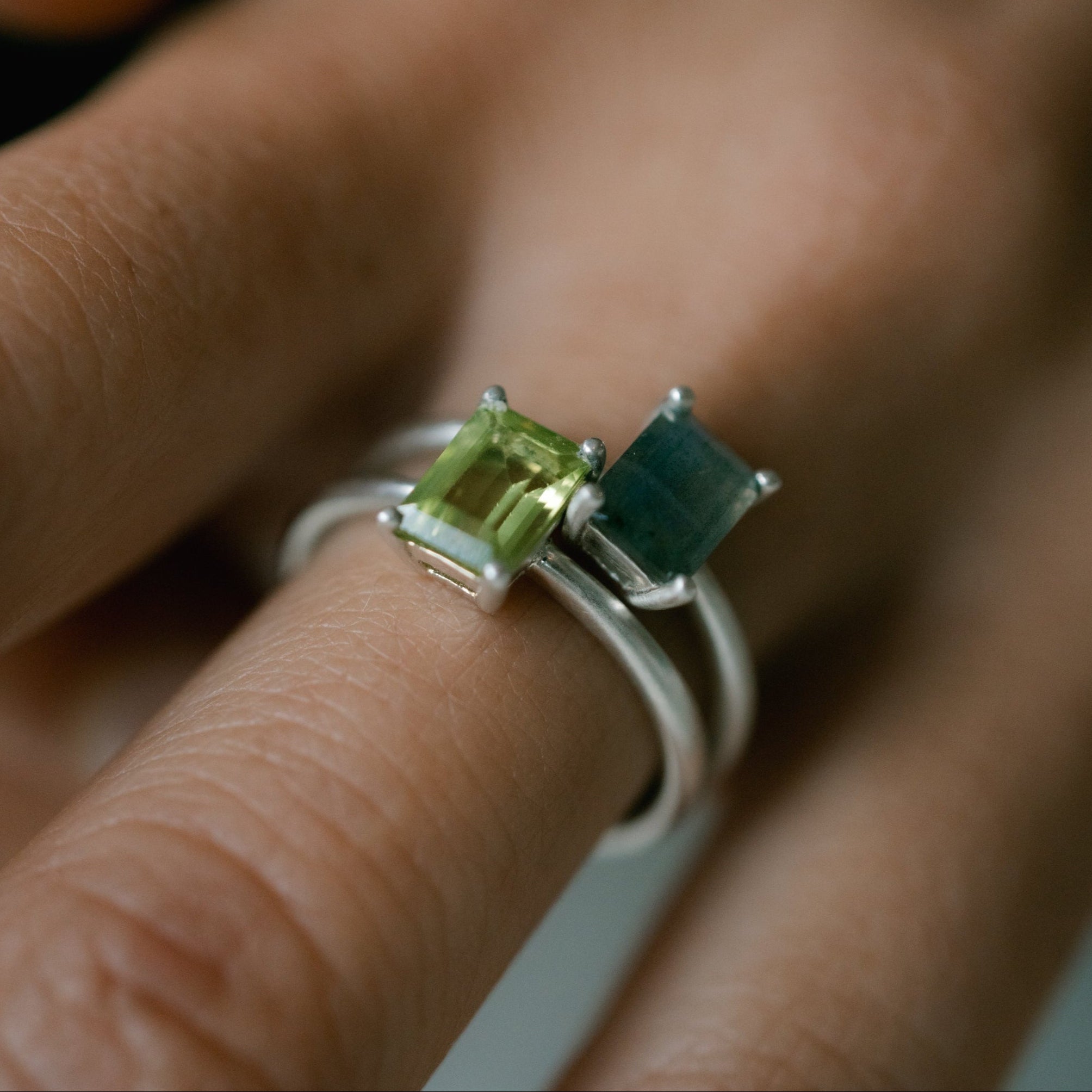 Ophelia Sterling Silver Ring - Peridot