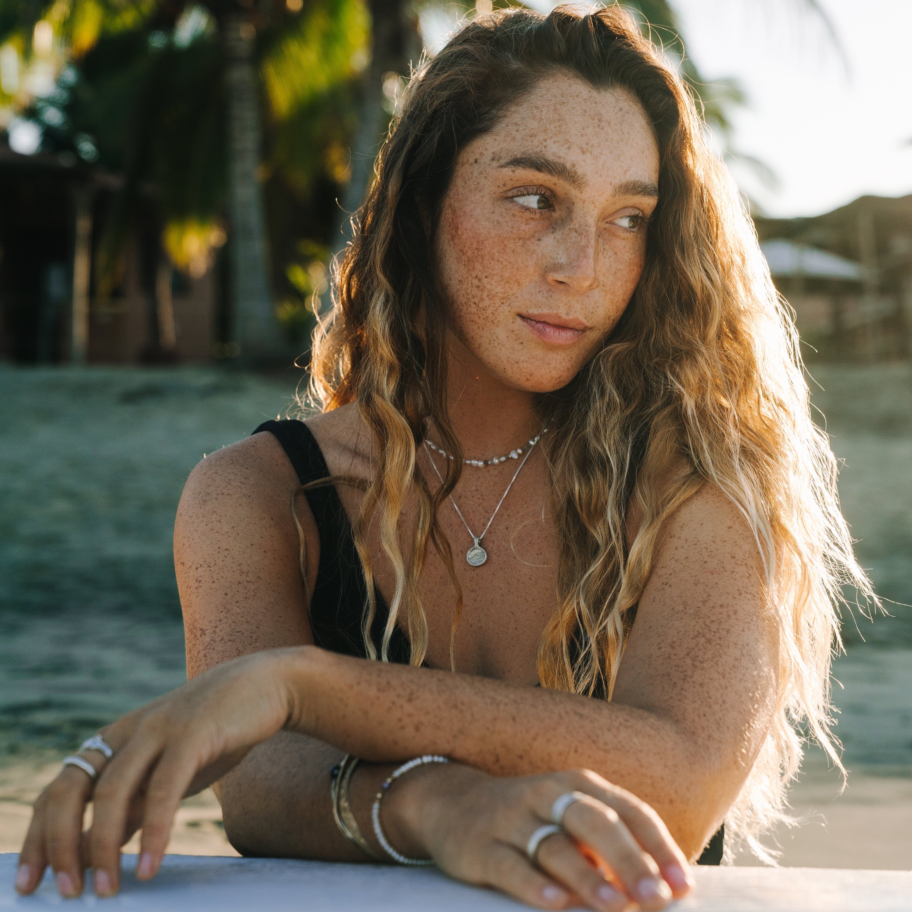 Sterling Silver Wave Love Talisman