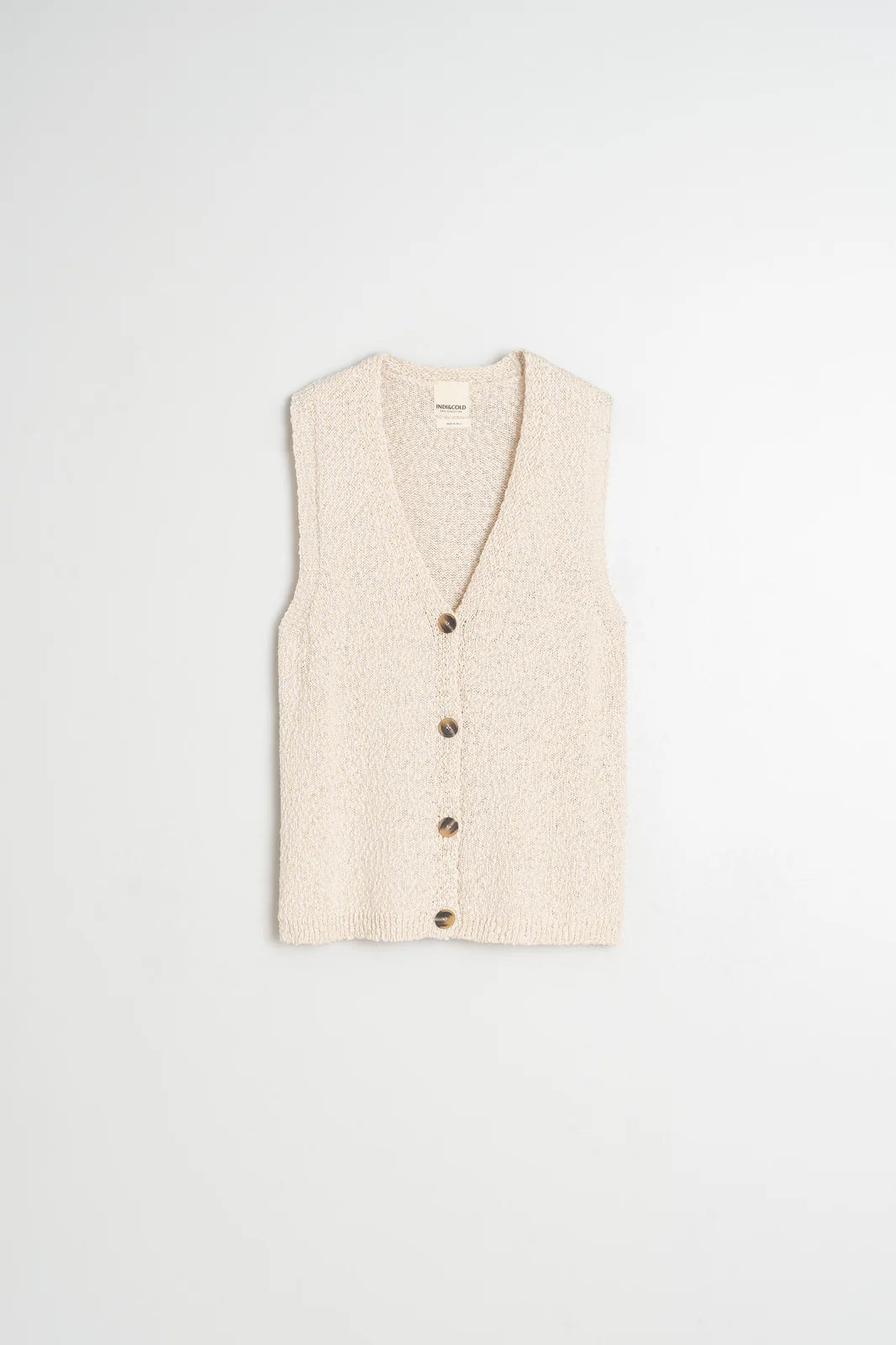 Indi & Cold - Knit Cardigan Vest