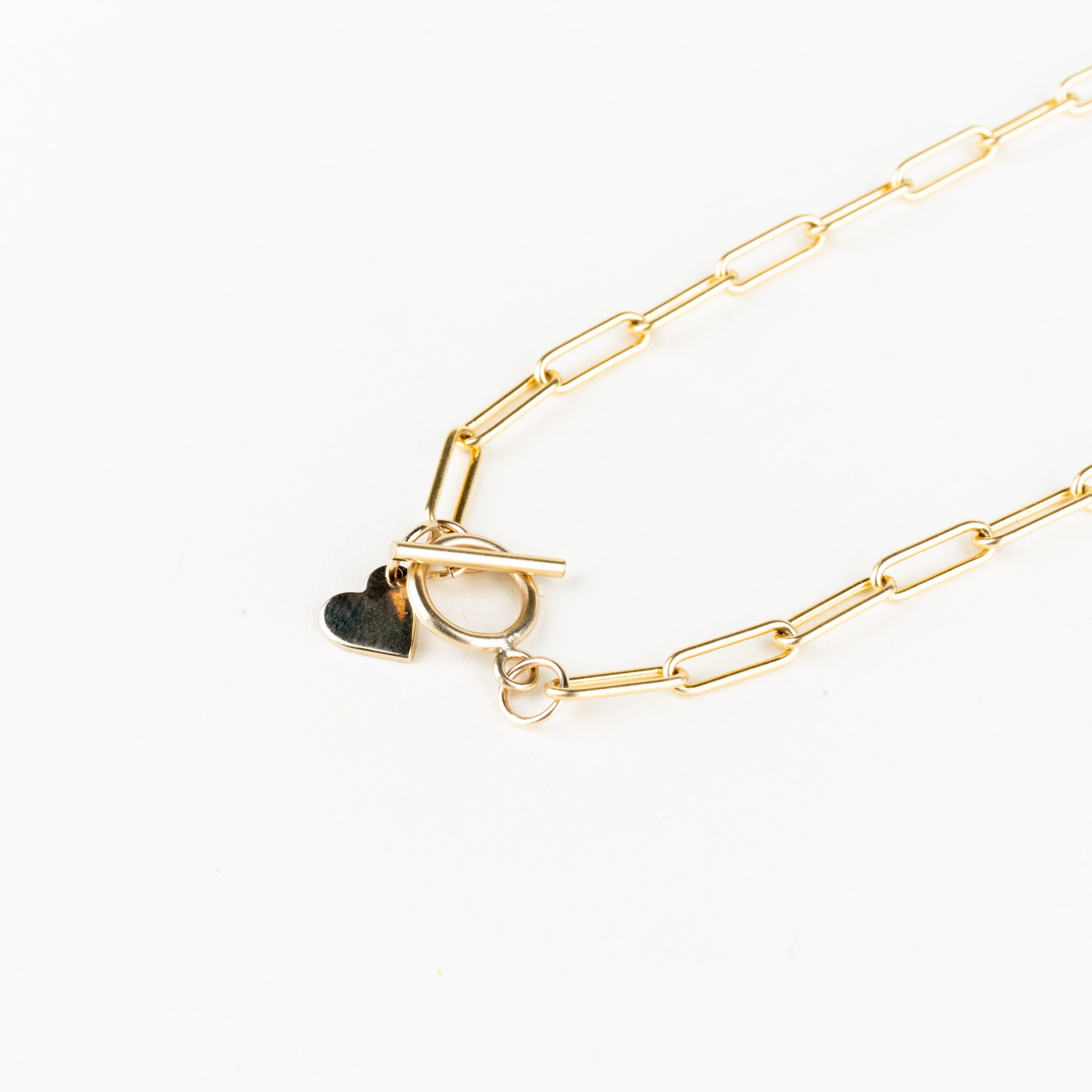 LFJ  - Paperclip Heart Necklace